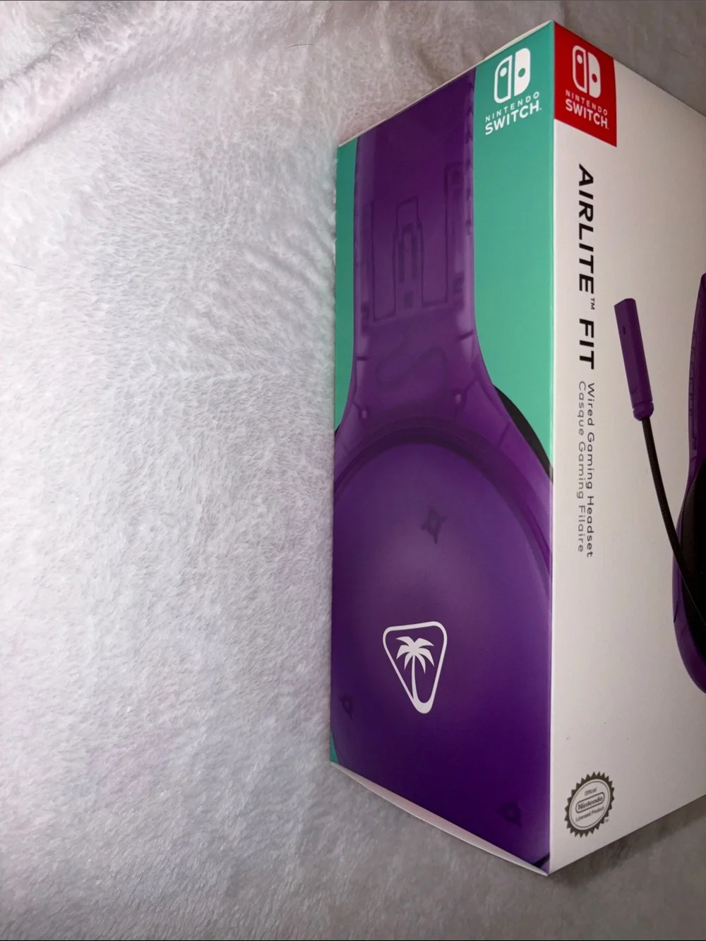 Nintendo Turtle Beach AirLite Fit Wired Gaming Headset - Purple
